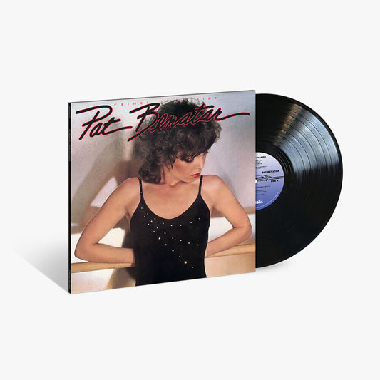 the album cover for Pat Benatar - Crimes Of Passion