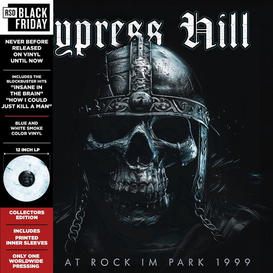 the album cover for Cypress Hill - At Rock Im Park 1999 (Rsd) (Blue) [Colored Vinyl] [Record Store Day] [RSD Black Friday 2024]