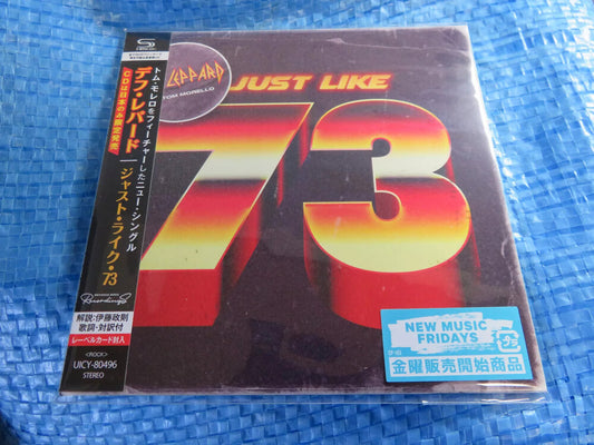 the album cover for Def Leppard - Just Like 73 (Shm) (Jpn)