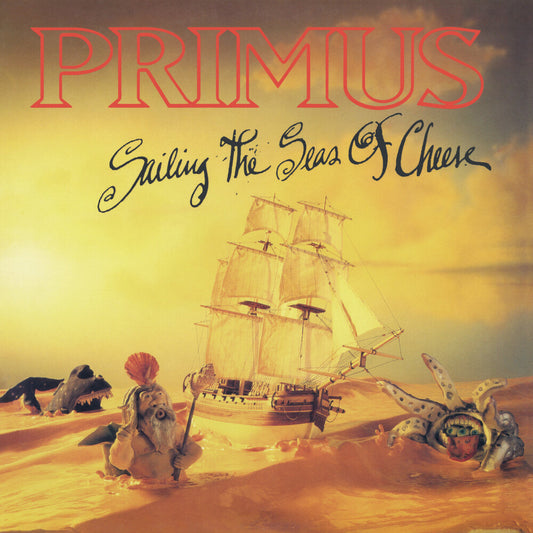 the album cover for Primus - Sailing The Seas Of Cheese