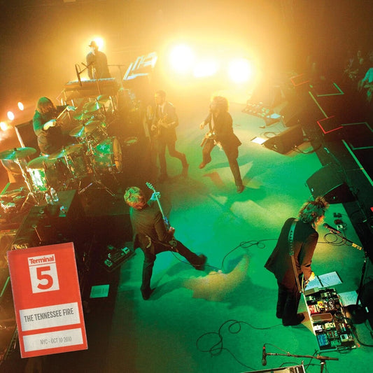 the album cover for My Morning Jacket - MMJ Live Vol. 4: Terminal 5 - NYC-The Tennessee Fire 10/18/10 [Red 3 LP]