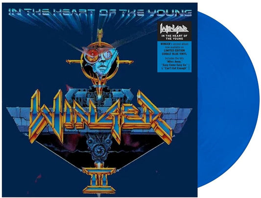the album cover for Winger - Winger Ii: In The Heart Of The Young (Blue) [Colored Vinyl]