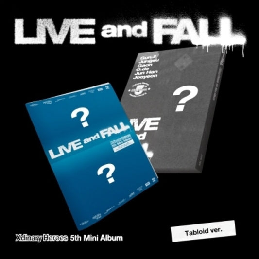 the album cover for Xdinary Heroes - Live & Fall - Tabloid Version [With Booklet] (Phot) (Asia)