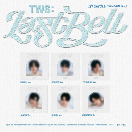 the album cover for TWS - Tws 1st Single 'last Bell' [Compact Ver. With Booklet]
