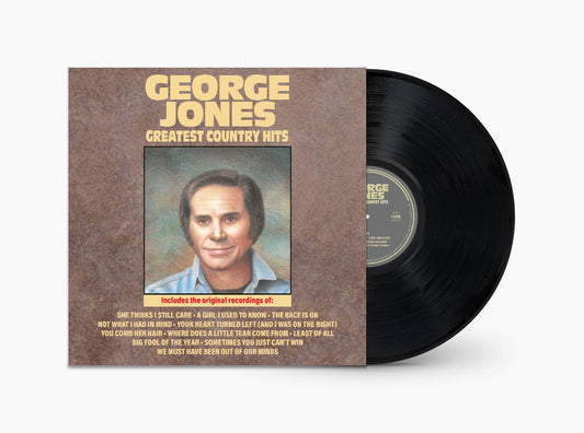 the album cover for George Jones - Greatest Country Hits