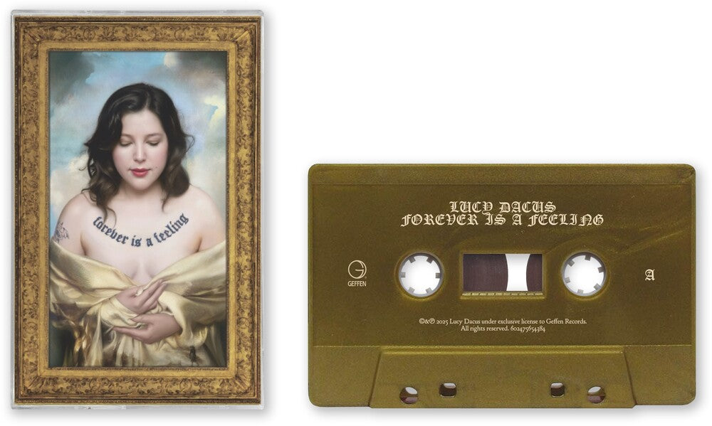 the album cover for Lucy Dacus - Forever Is A Feeling [Gold Cassette]
