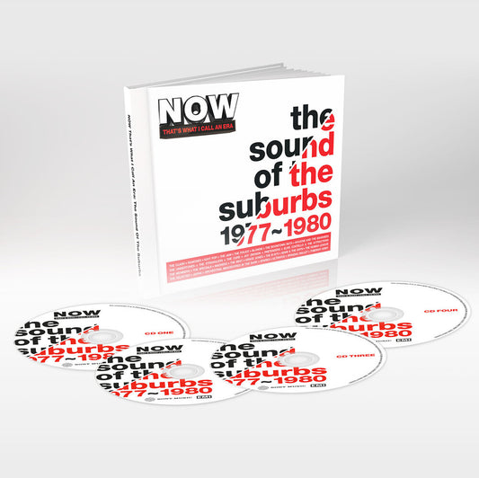 the album cover for Now That's What I Call An Era: Sound Of Suburbs - Now That's What I Call An Era: Sound Of Suburbs