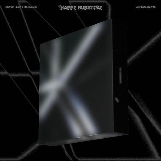 the album cover for SEVENTEEN - SEVENTEEN 5th Album HAPPY BURSTDAY (DAREDEVIL Ver.)