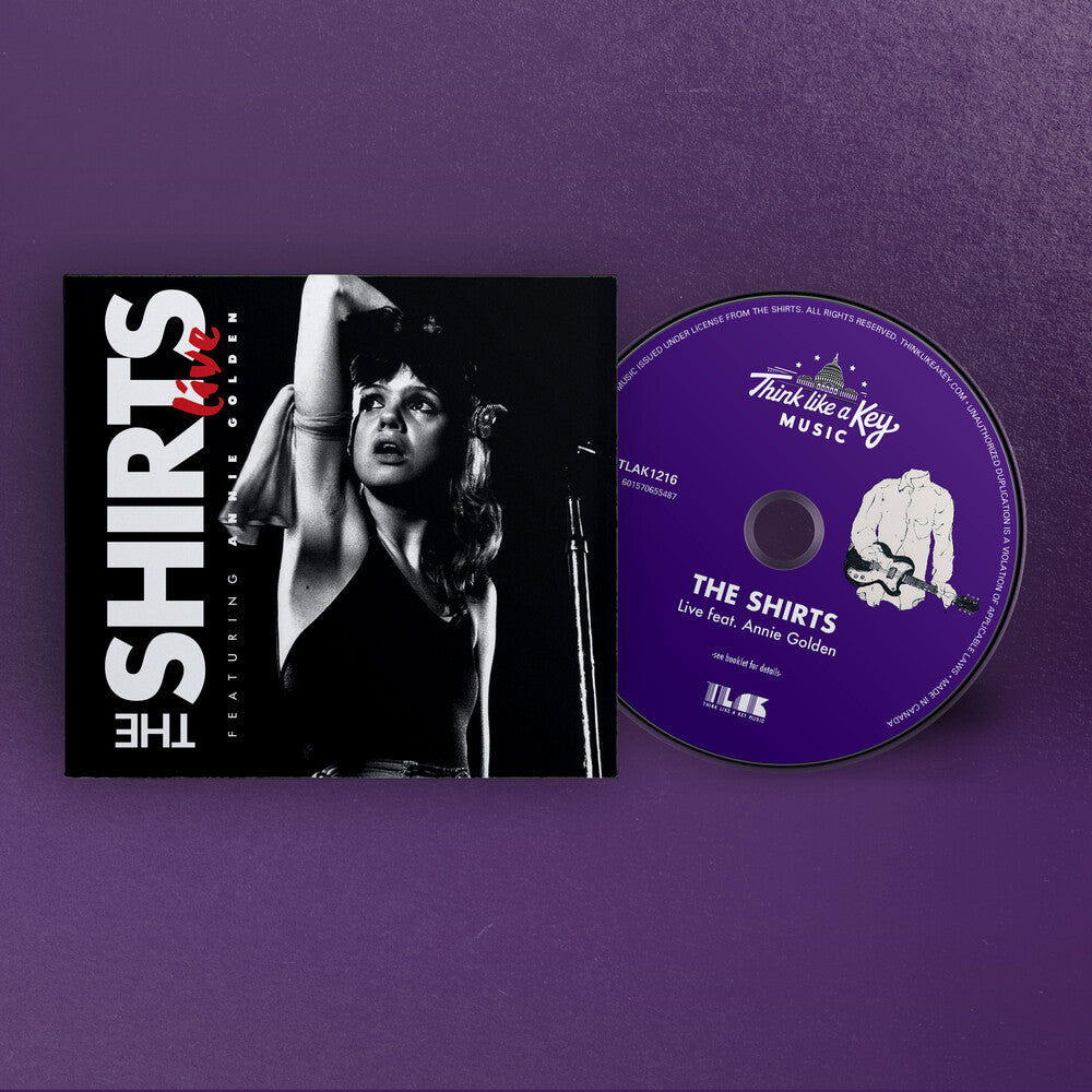 the album cover for Shirts - Live Feat. Annie Golden [With Booklet] [Digipak]