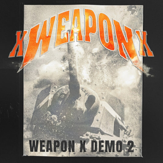 the album cover for Xweaponx - Weapon X Demo 2 [Indie Exclusive] (Blue) [Colored Vinyl] (Org) [Indie Exclusive]