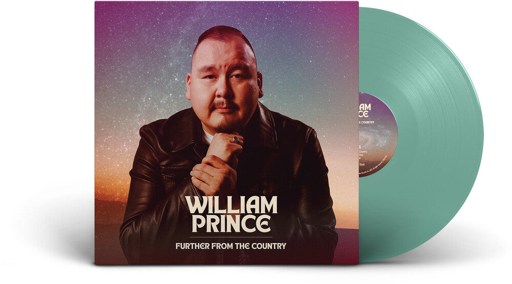 the album cover for William Prince - Further From the Country [Indie Exclusive Coke Bottle Green Colored Vinyl]