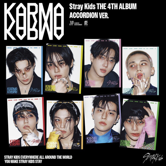the album cover for Stray Kids - KARMA [ACCORDION VER.]