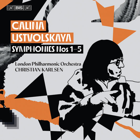 the album cover for Lpo - Galina Ustvolskaya: Syms Nos. 1-5