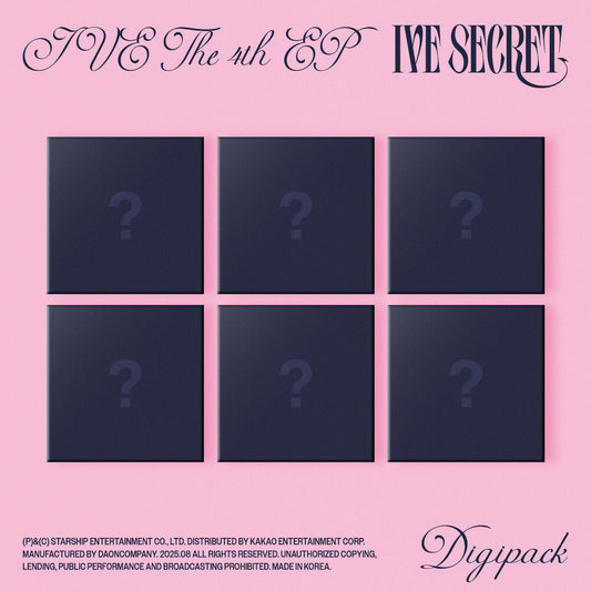 the album cover for IVE - IVE THE 4TH EP IVE SECRET [Digipack]