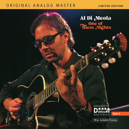 the album cover for Di Al Meola - One Of These Nights Part 1 [180 Gram]