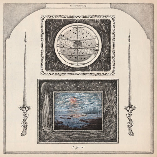 the album cover for H Pruz . - Red Sky At Morning