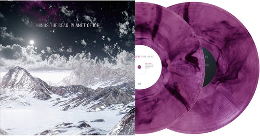 the album cover for Minus The Bear - Planet of Ice (purple Smoke Vinyl/2lp)