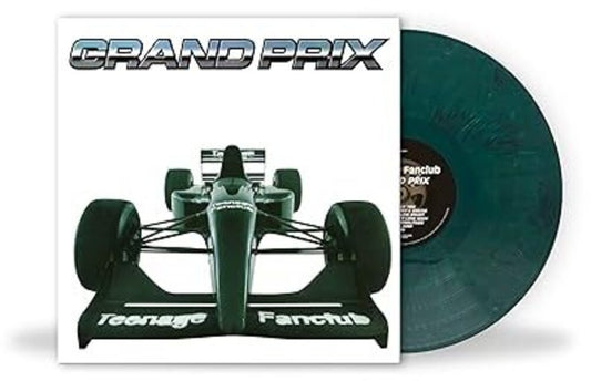 the album cover for Teenage Fanclub - Grand Prix - Nad Green & Black Vinyl (Blk) [Colored Vinyl]