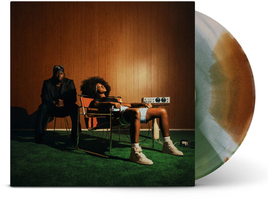 the album cover for Blk Odyssy - Mood Control [Green/Brown/White]