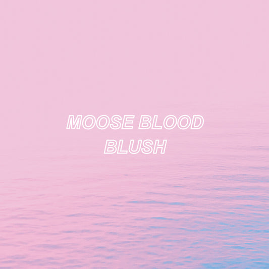 the album cover for Moose Blood - Blush [Blue]
