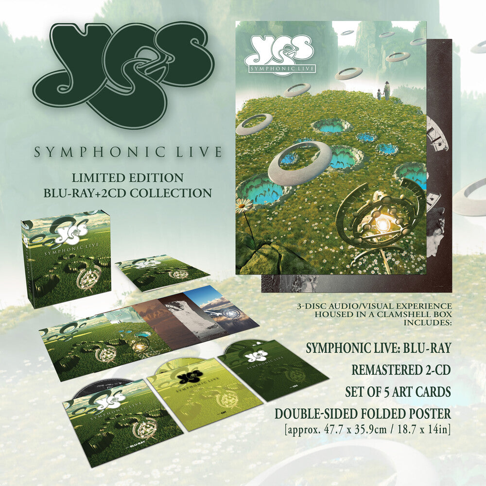 the album cover for Yes - Symphonic Live [2CD+BR]