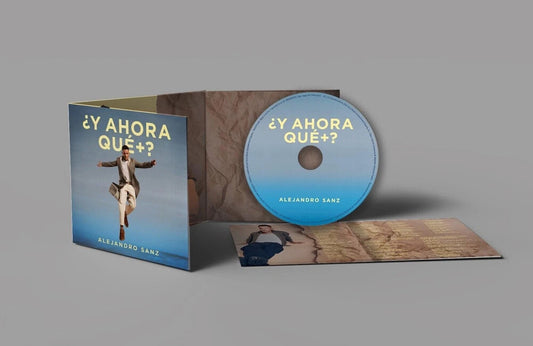 the album cover for Alejandro Sanz - Y Ahora Que + (Spa)