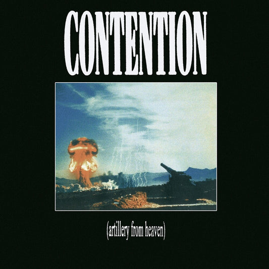 the album cover for Contention - Artillery From Heaven