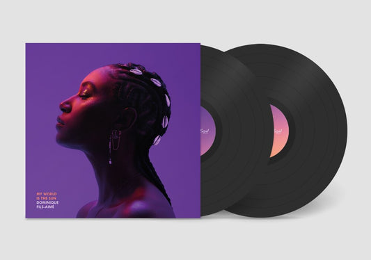 the album cover for Dominique Fils-Aimé - My World Is The Sun [Indie Exclusive] (Bonus Track) [180 Gram]