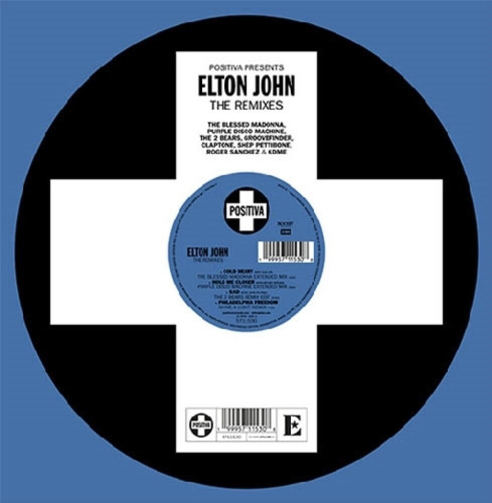 the album cover for Elton John - Positiva Presents: Elton John - The Remixes [RSD 2026]