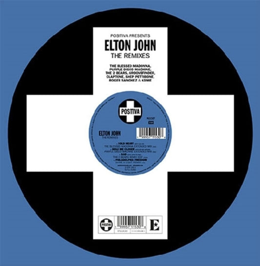 the album cover for Elton John - Positiva Presents: Elton John - The Remixes [RSD 2026]