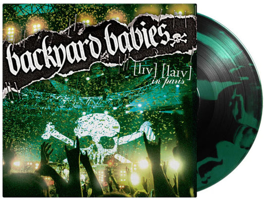 the album cover for Backyard Babies - Live Live In Paris (Blk) [Colored Vinyl] (Grn) [Limited Edition] [180 Gram]