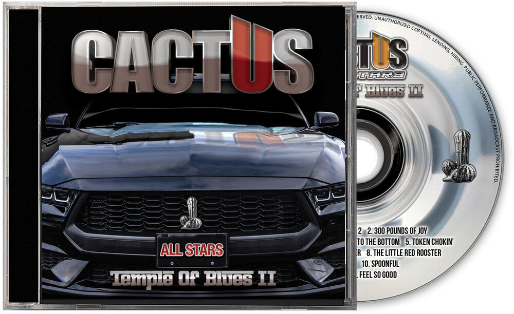 the album cover for Cactus - Temple of Blues II: All-Stars