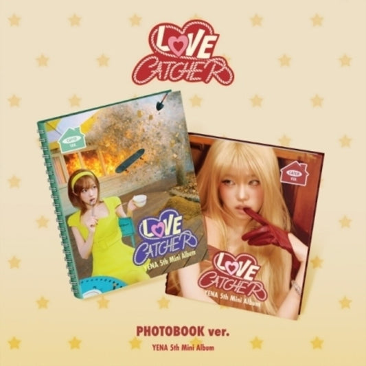 the album cover for Yena - Love Catcher - Photobook Version (Phob) (Asia)