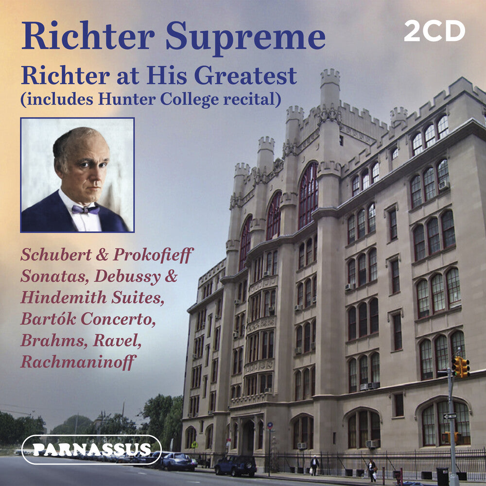 the album cover for Sviatoslav Richter - Richter Supreme: Richter At His Greatest