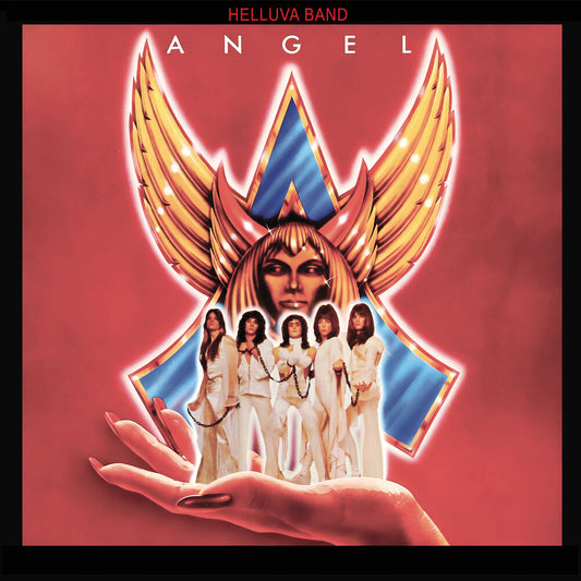 the album cover for Angel - Helluva Band [Indie Exclusive Splatter]