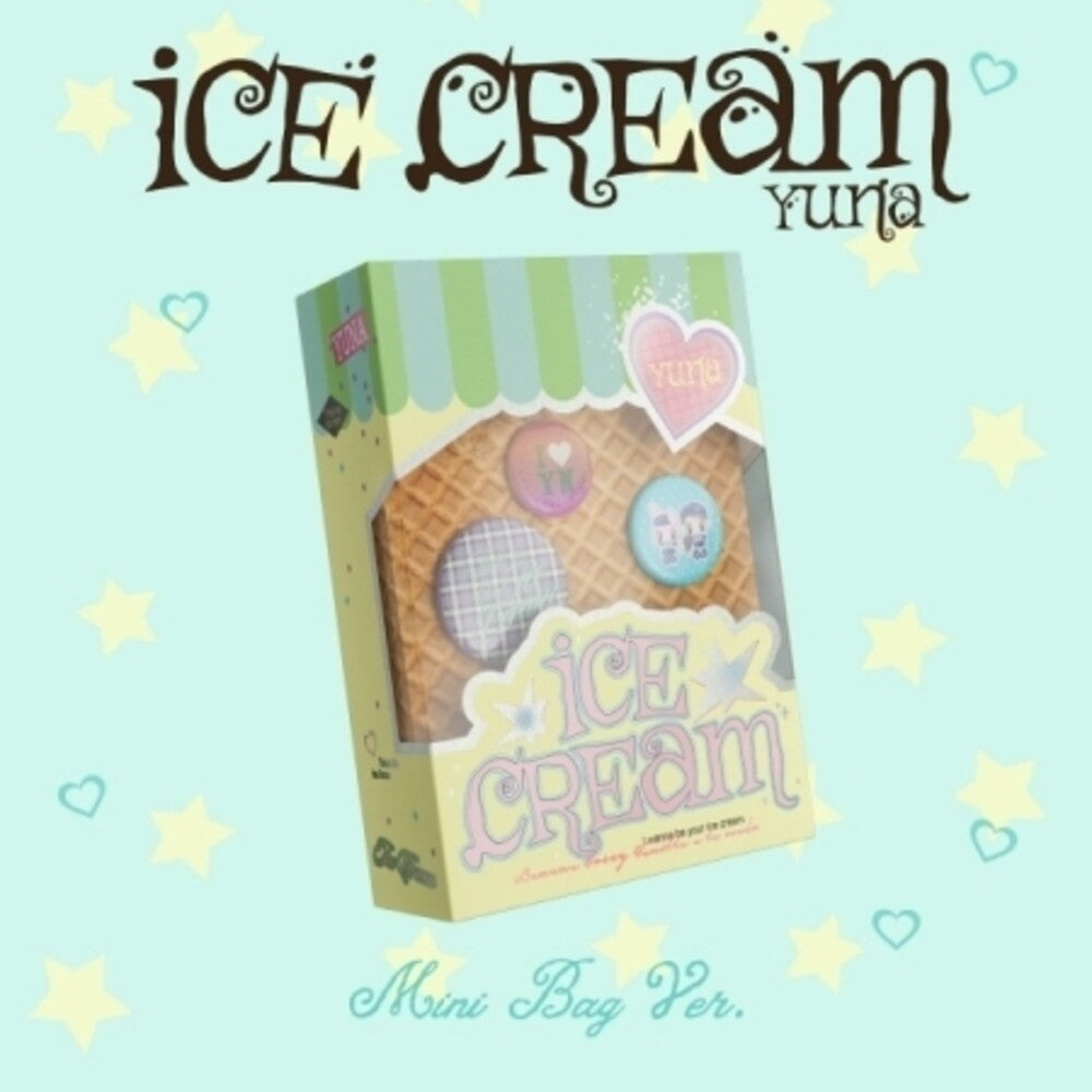 the album cover for Yuna ( Itzy ) - Ice Cream - Mini Bag Version (Asia)