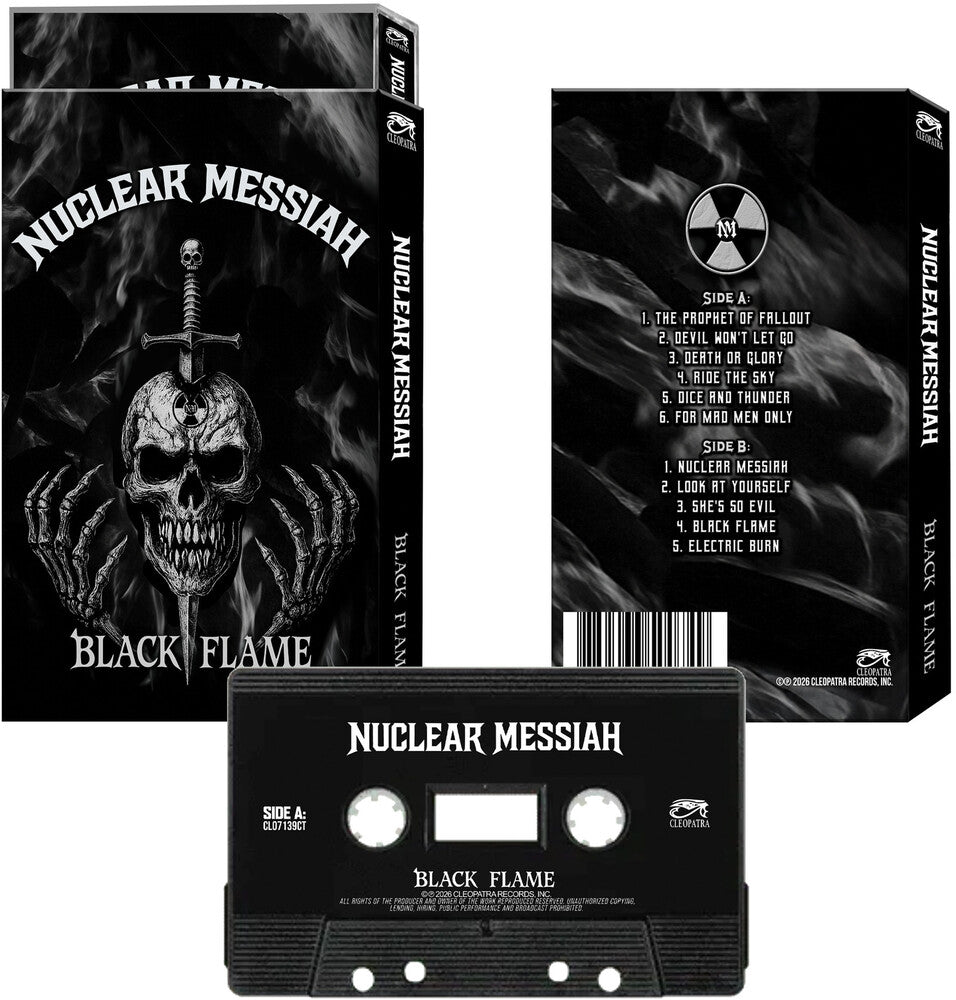 the album cover for Nuclear Messiah - Black Flame