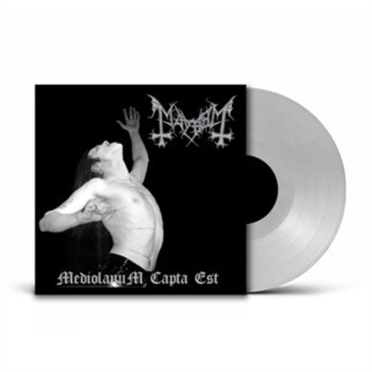 the album cover for Mayhem - Mediolanum Capta Est - UK Exclusive Clear Vinyl