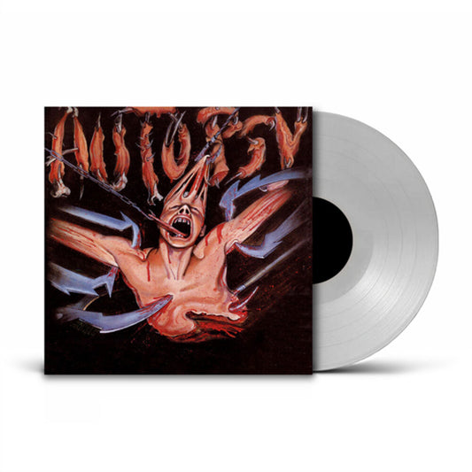 the album cover for Autopsy - Severed Survival - Clear Vinyl [Clear Vinyl] (Uk)