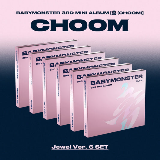 the album cover for Babymonster - Choom / Choom (Post) (Stic) (Phot)