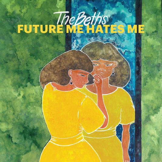 the album cover for Beths - Future Me Hates Me [Blue And Red A/B Side]