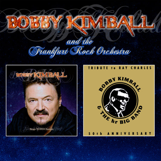 the album cover for Bobby Kimball  & The Frankfurt Rock Orchestra - Sings Toto Classics / Tribute To Ray Charles (Uk)