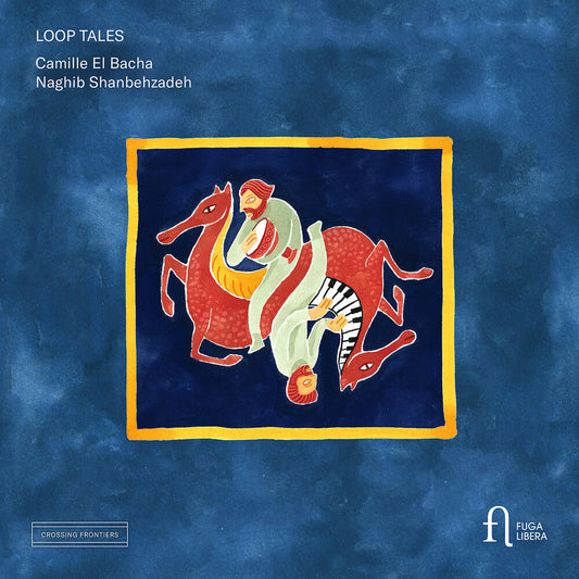 the album cover for Camille El Bacha - Loop Tales