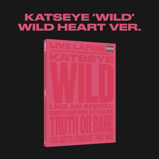 the album cover for KATSEYE - WILD [Wild Heart Ver.]