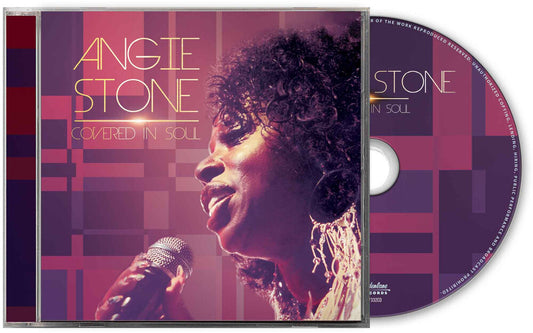 the album cover for Angie Stone - Covered In Soul