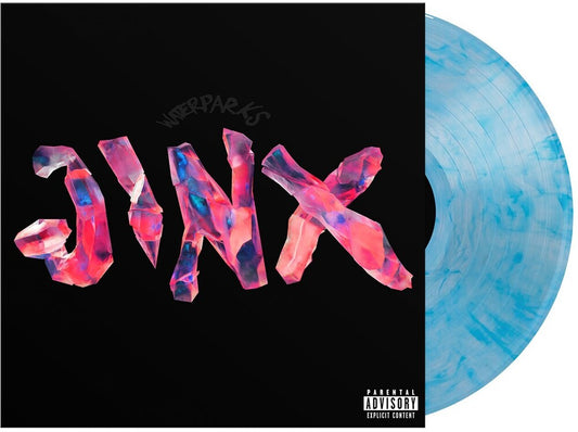 the album cover for Waterparks - JINX [Indie Exclusive Sky Blue/Aqua]