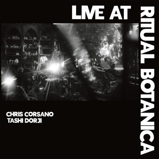 the album cover for Tashi / Corsano - Live At Ritual Botanica