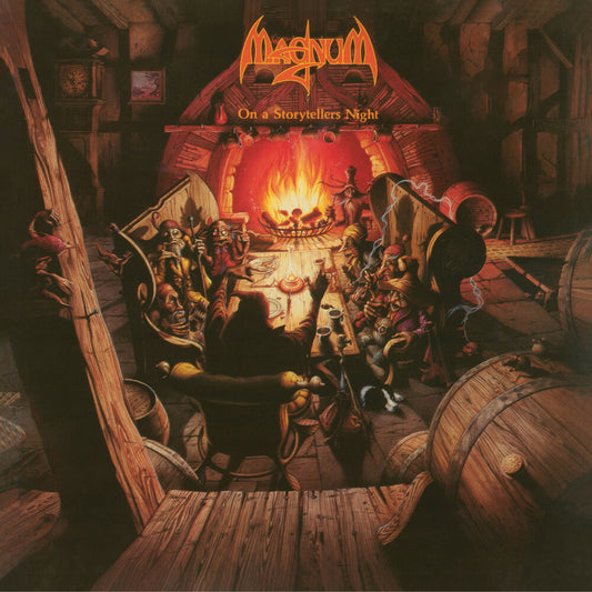 the album cover for Magnum - On A Storyteller's Night [Colored Vinyl] [180 Gram] (Org) (Hfsm)