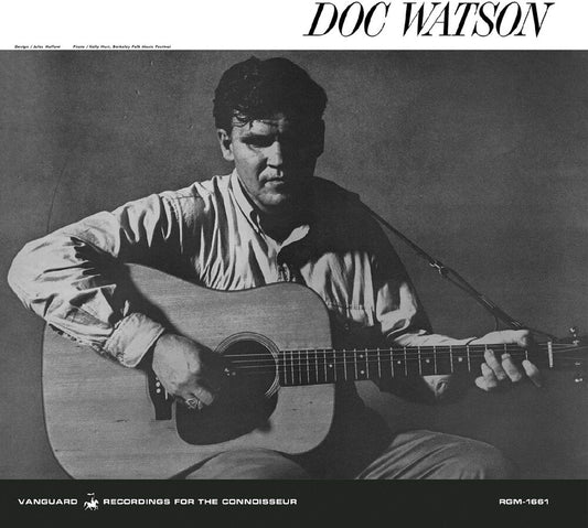 the album cover for Doc Watson - Doc Watson - Deep River Blue (Blue) [Colored Vinyl]