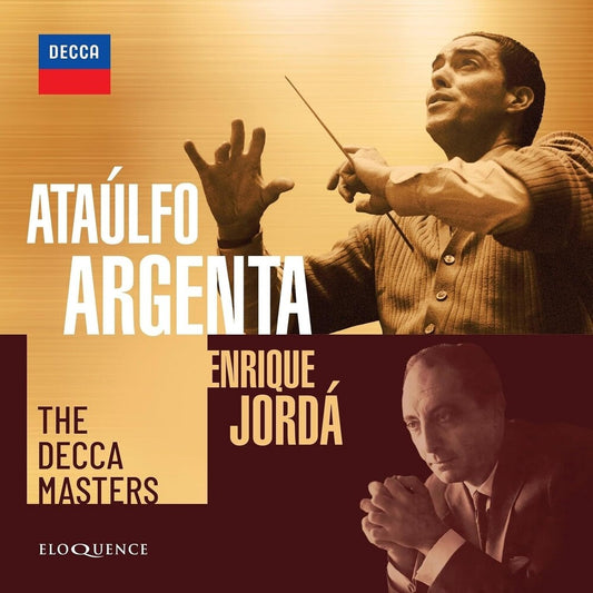 the album cover for Ataulfo Argenta  / Jorda,Enrique - Argenta Jorda Decca Masters (Box) [Limited Edition] (Aus)
